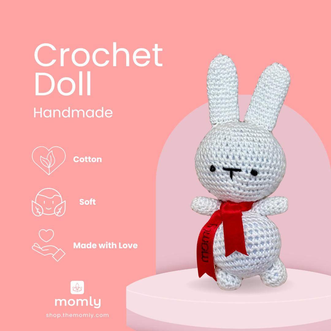 Handmade Crochet Doll – Soft, Cuddly & Baby-Safe