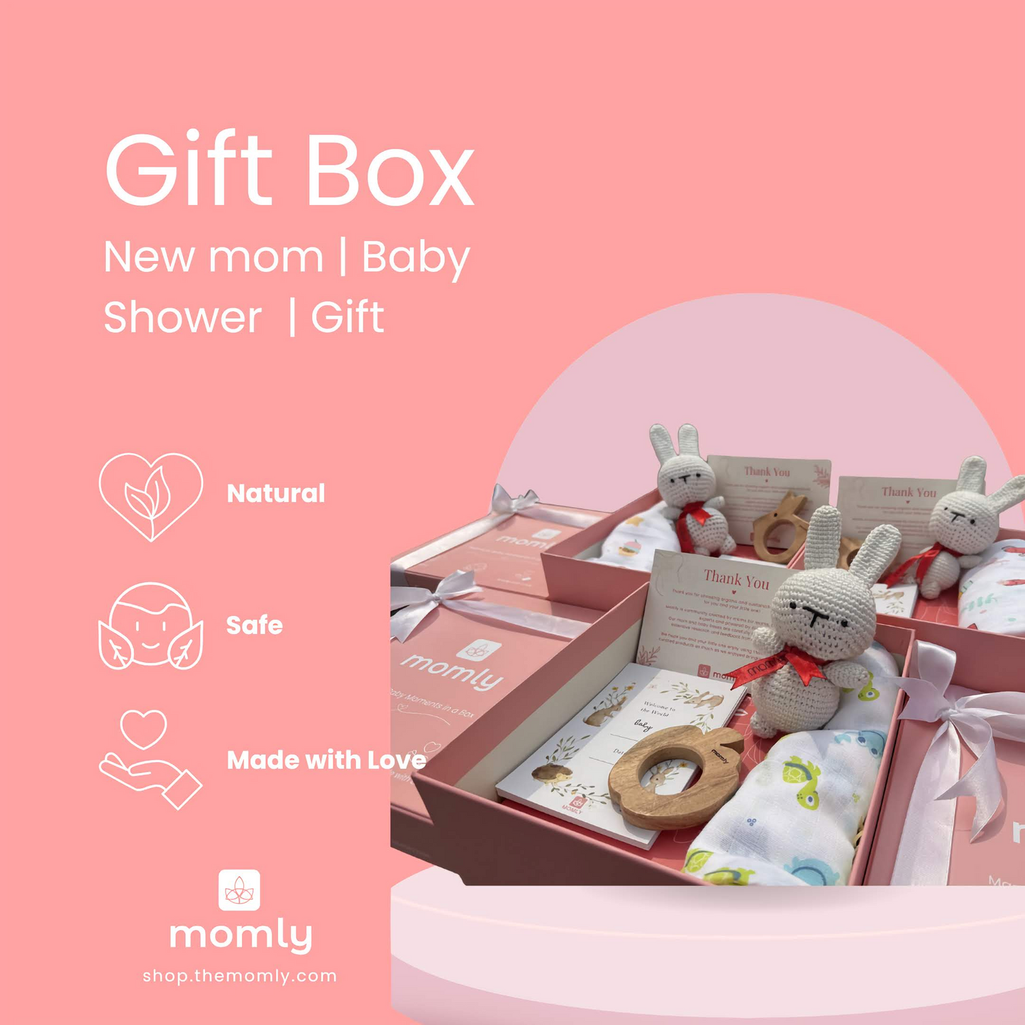 Momly - New mom & baby gift box (6 items)